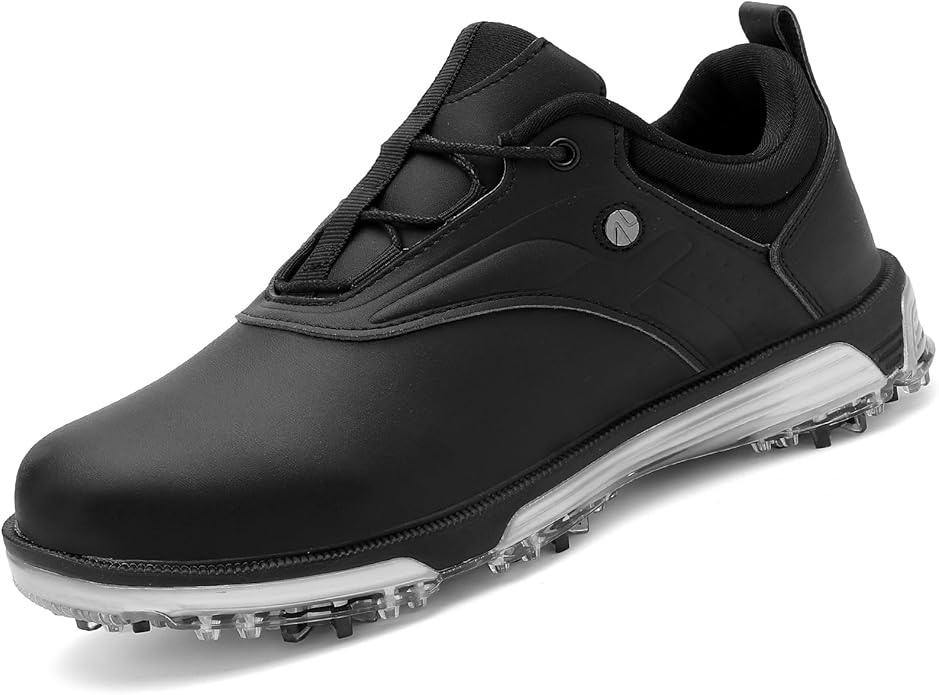 ULTIANT Mens Golf Shoes Waterproof Fixed Spikeless Sole Comfortable Outdoor Sport Shoes main image